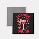 Aimant Happy Galentines Squad Valentine's Girls Day Febru (Recto/Verso)