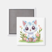 Aimant Happy Gardener Cat (Recto/Verso)