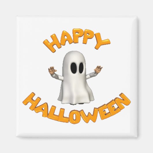 Aimant Happy Halloween - (Devant)