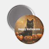 Aimant Happy Halloween Black Cat Collection (Recto/Verso)