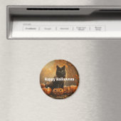 Aimant Happy Halloween Black Cat Collection (In Situ (Lave-vaisselle))
