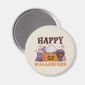 Aimant Happy Halloween café brasse (Recto/Verso)