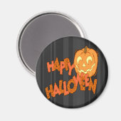 Aimant Happy Halloween Jack-o'-lantern (Recto/Verso)