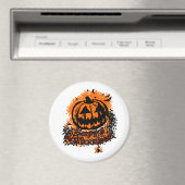 Aimant Happy Halloween Jack-o'-lantern (In Situ (Lave-vaisselle))