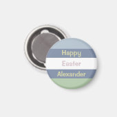 Aimant Happy Happy Text Beverage Coaster (Recto/Verso)