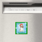 Aimant Happy Howliday English Springer Spaniel (In Situ (Lave-vaisselle))