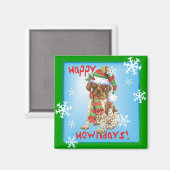 Aimant Happy Howliday GSP (Recto/Verso)