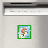 Aimant Happy Howliday PBGV (In Situ (Lave-vaisselle))