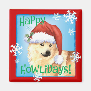Aimant Happy Howlidays Norwegian Buhund