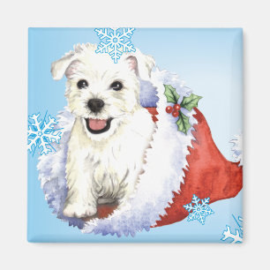 Aimant Happy Howlidays Westie