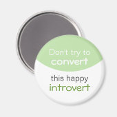 Aimant Happy Introvert (Recto/Verso)