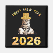 Aimant Happy Mew Year 2026 (Devant)