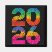 Aimant Happy New Year 2026 New Years Eve (Devant)