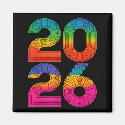 Aimant Happy New Year 2026 New Years Eve (Devant)