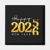 Aimant Happy New Year 2026 New Year's Eve Countdown Party (Devant)