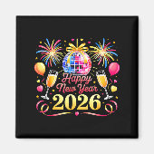 Aimant Happy New Year 2026 New Years Eve Party Countdown  (Devant)