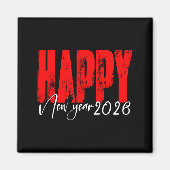 Aimant Happy New Year 2026 New Years Eve Party Fireworks (Devant)