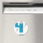 Aimant Happy Numéro 4 (In Situ (Lave-vaisselle))