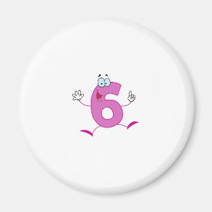 Aimant Happy Numéro 6