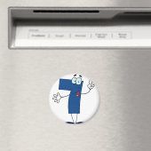 Aimant Happy Numéro 7 (In Situ (Lave-vaisselle))