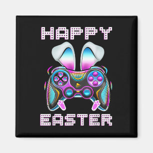 Aimant Happy Pâques contrôleur de jeu vidéo Funny Gamer B
