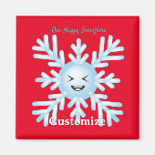 Aimant Happy Snowflake Emoticon Thunder_Cove (Devant)