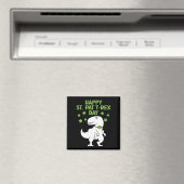 Aimant Happy St. Pat T-Rex Patrick's Day Dinosaur drôle (In Situ (Lave-vaisselle))