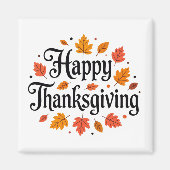 Aimant Happy Thanksgiving (Devant)