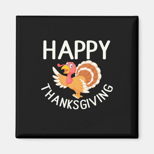 Aimant Happy Thanksgiving (Devant)