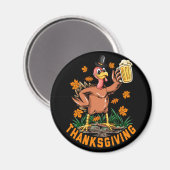 Aimant Happy Thanksgiving (Recto/Verso)