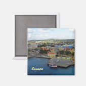 Aimant Harborfront de Kralendijk (Recto/Verso)