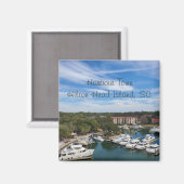 Aimant Harbour Town Hilton Head Island Caroline du Sud (Recto/Verso)