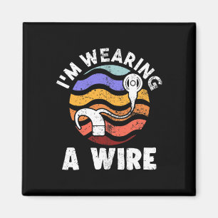 Aimant Hard Of Hearing Fun ASL Hearing Impaired I'm Weari