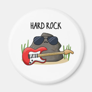 Aimant Hard Rock Funny Geology Music Pun