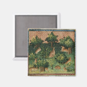 Aimant Hares en bois (Recto/Verso)