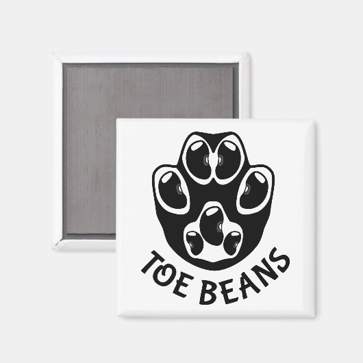 Aimant Haricots - Haricots noirs (Recto/Verso)