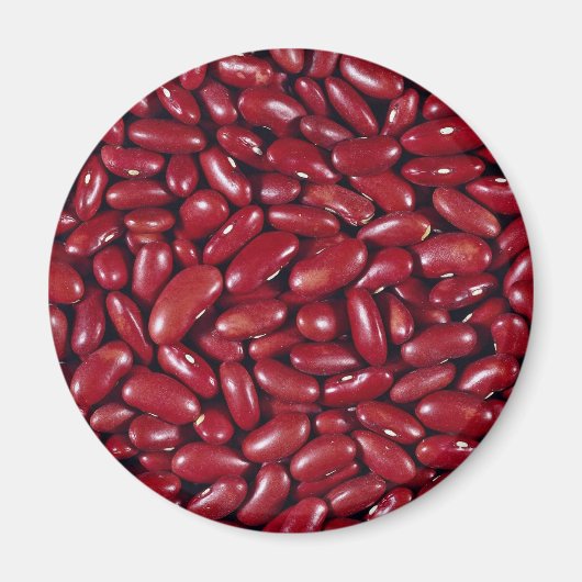 Aimant Haricots rouges uniques (Devant)