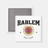 Aimant Harlem New York Black (Recto/Verso)