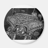 Aimant Harley en strass (Devant)