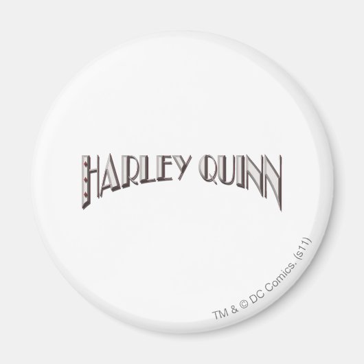 Aimant Harley Quinn - Logo (Devant)