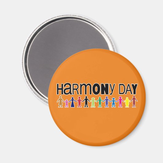 Aimant Harmony day, Australie (Recto/Verso)