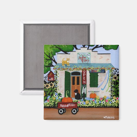 Aimant Harpe d'Eolienne (Recto/Verso)