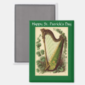 Aimant Harpe Irlandaise Vintage (Recto/Verso)