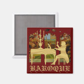 Aimant Harpsichord baroque (Recto/Verso)