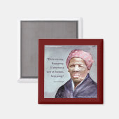 Aimant Harriet Tubman & Citation (Recto/Verso)