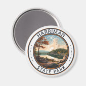 Aimant Harriman State Park New York Badge (Recto/Verso)