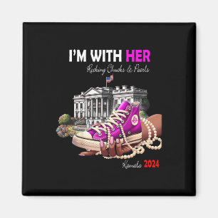 Aimant Harris 2024 I'm With Her Rocking