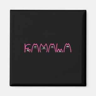 Aimant Harris Cat Lettering Positive Funny 13