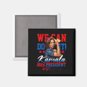 Aimant Harris For President 2024 We Can Do It! (Recto/Verso)