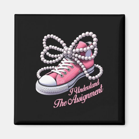 Aimant Harris Je Comprends L'Ignment Chaussures &amp; Pea (Devant)